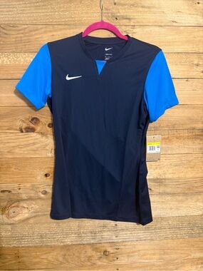 Nike Navy & Bright Blue Women's Athletic Tee